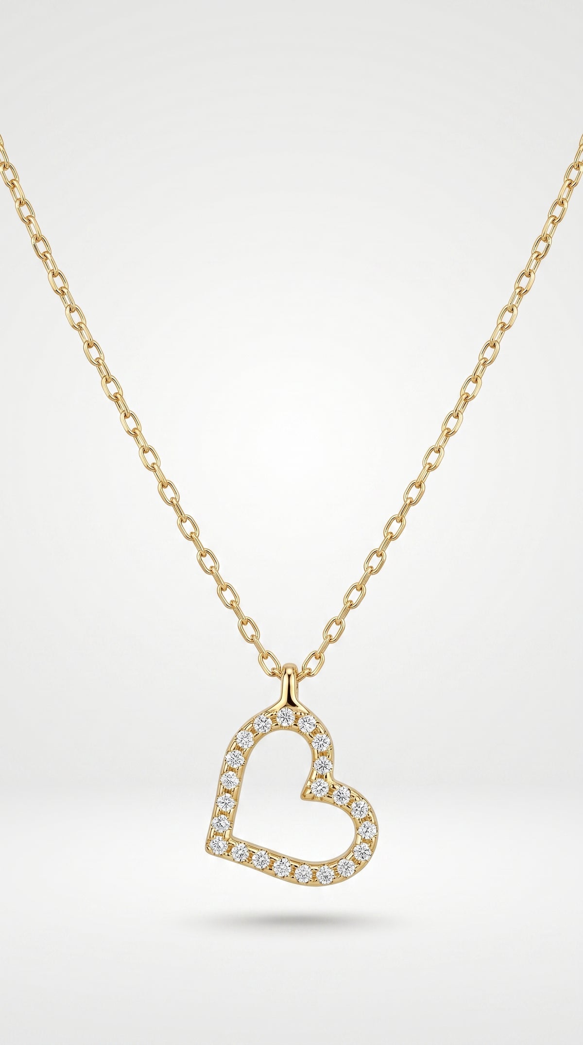 Collar Corazón Brillante