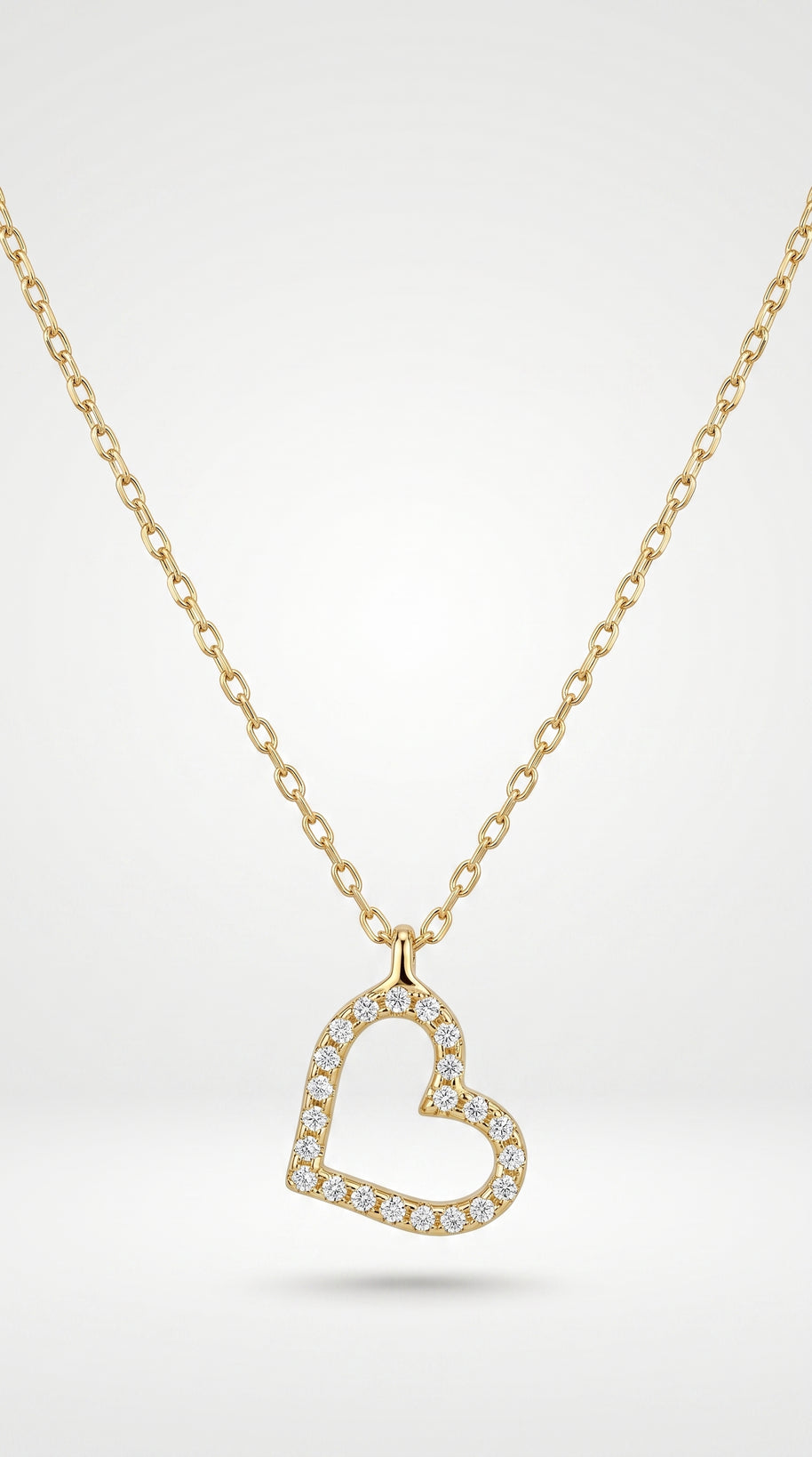 Collar Corazón Brillante