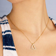 Collar Corazón Brillante