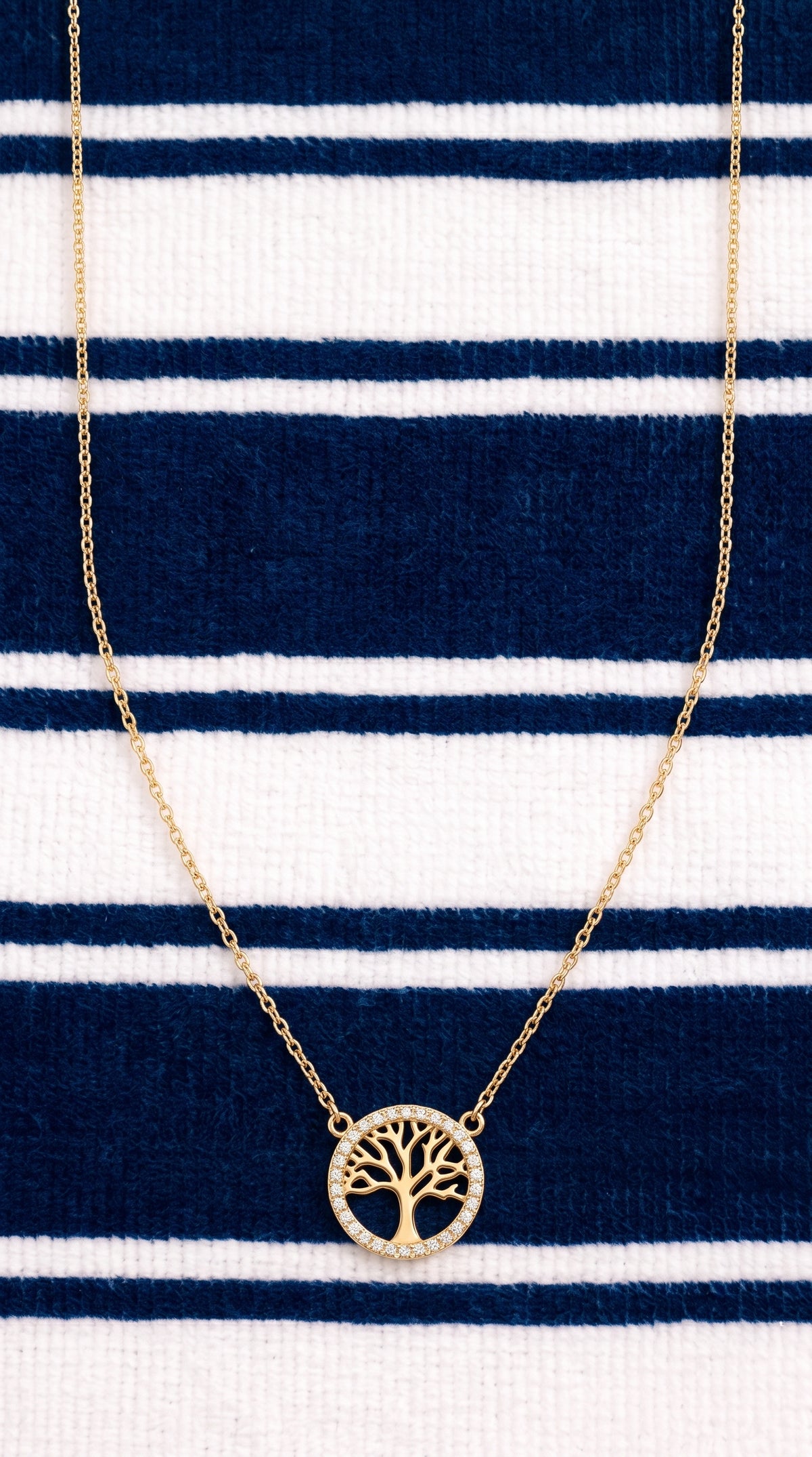 Collar Árbol de la Vida - Plata Chap. ORO