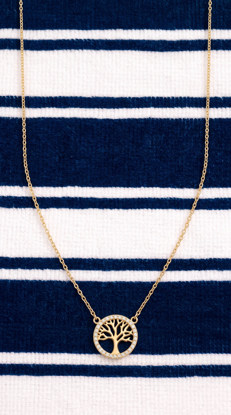 Collar Árbol de la Vida - Plata Chap. ORO