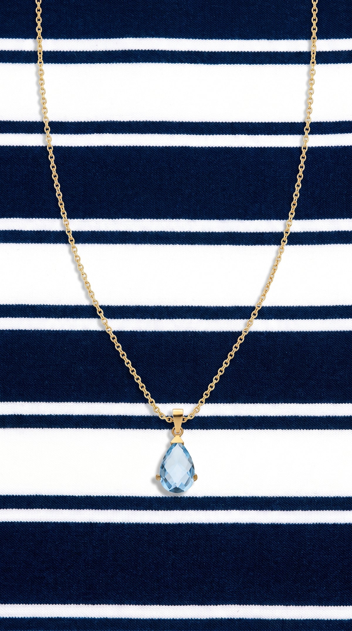 Collar Azul de Menorca - ORO 18K