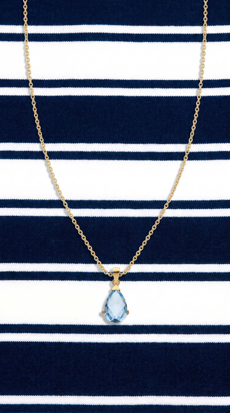 Collar Azul de Menorca - ORO 18K