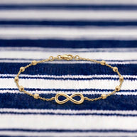 Pulsera Infinito Dorado
