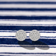 Pendientes Halo de Diamantes