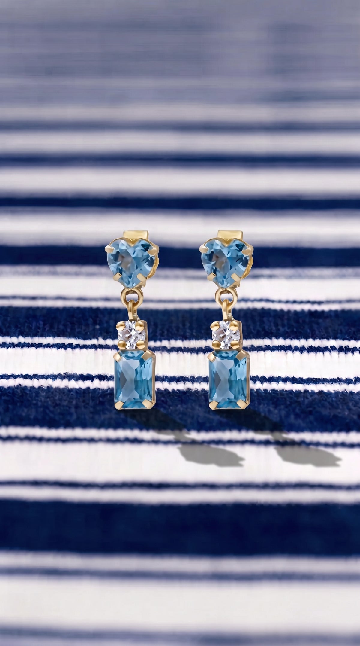 Pendientes Corazón de Agua