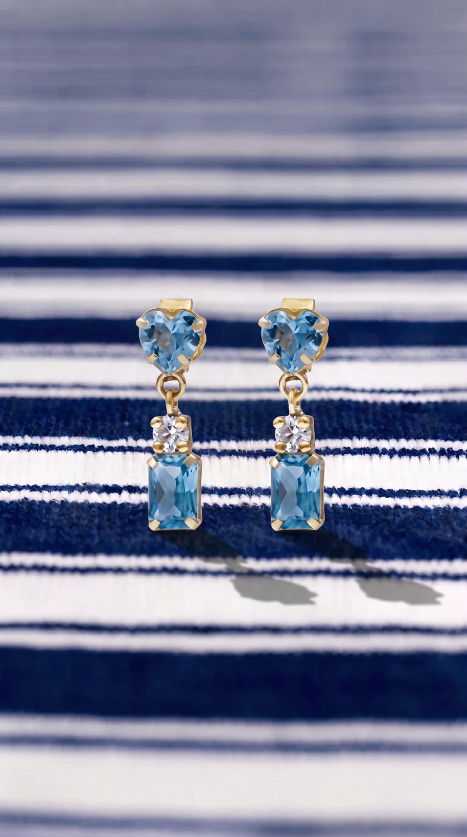 Pendientes Corazón de Agua