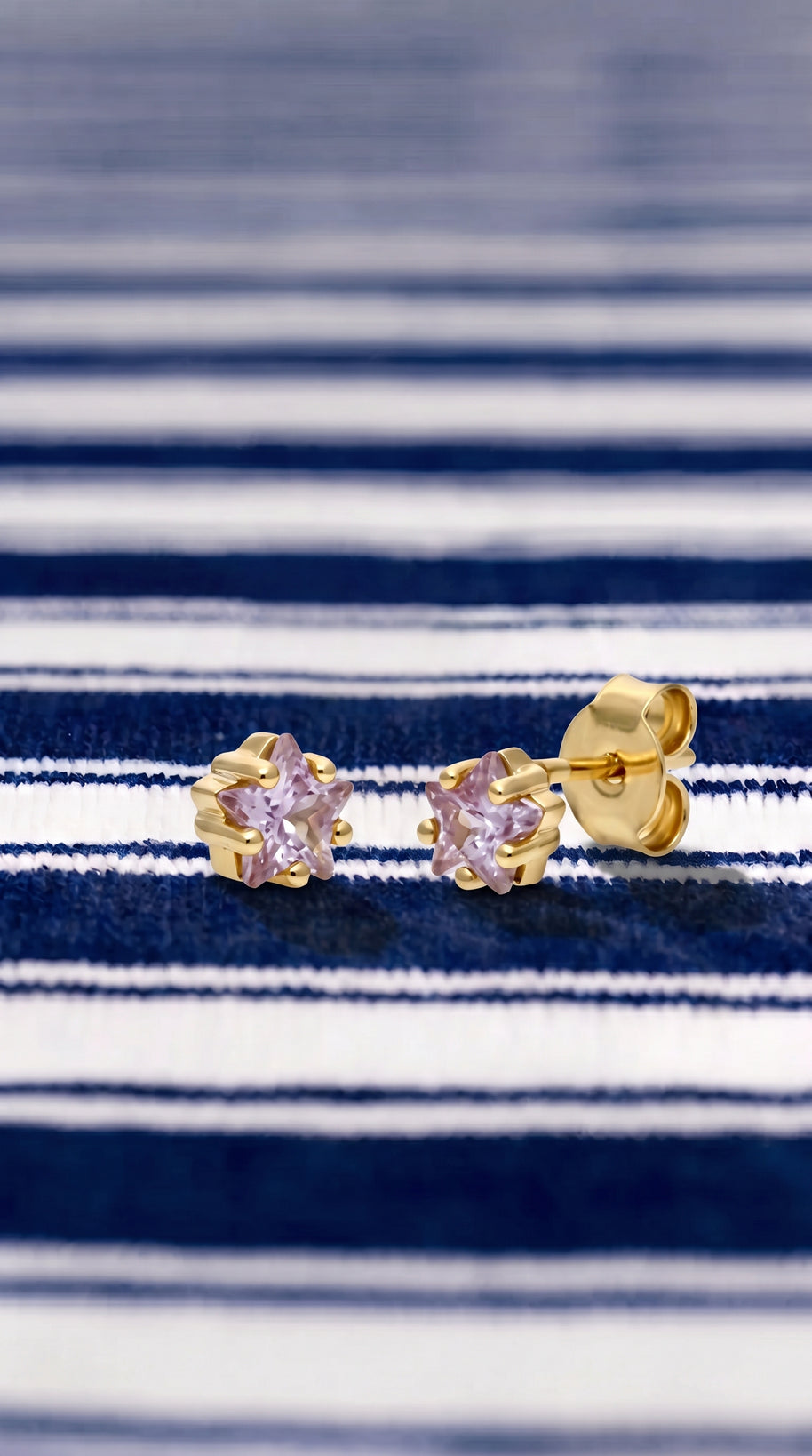 Pendientes Estrella Lavanda