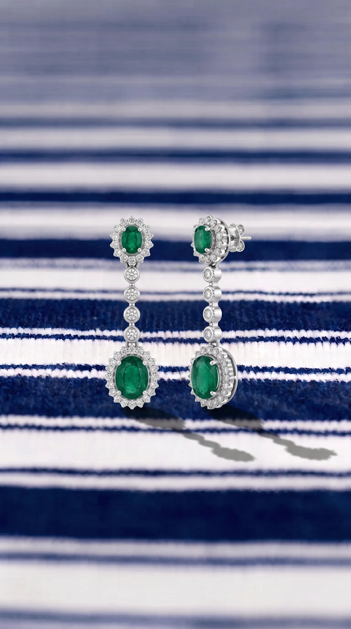 Pendientes Esmeralda Royale