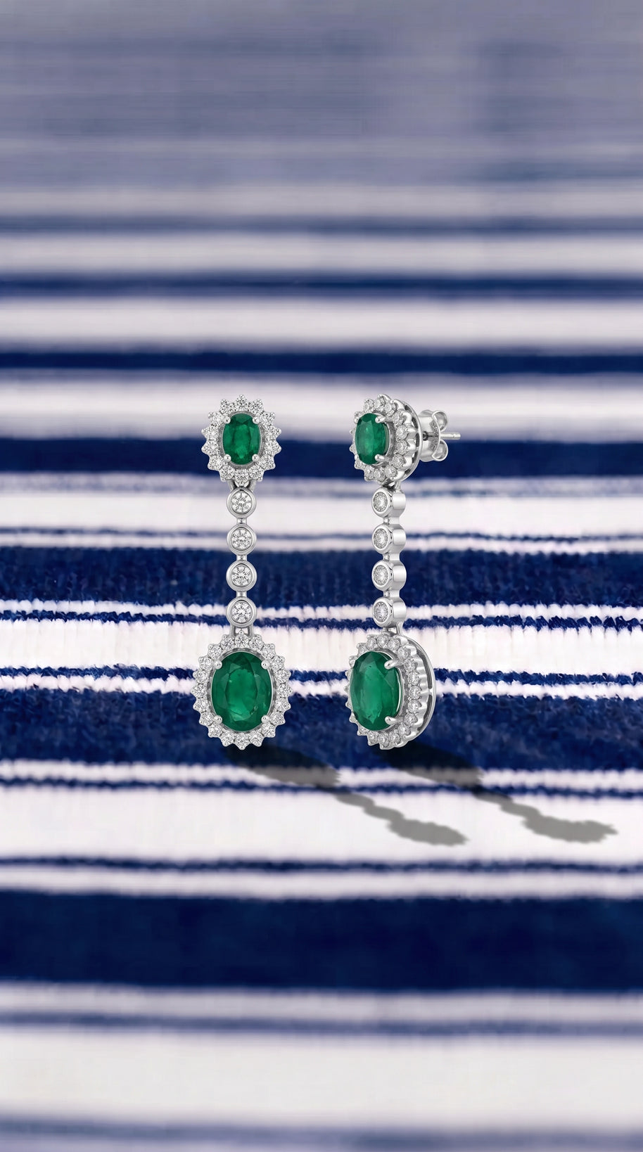 Pendientes Esmeralda Royale