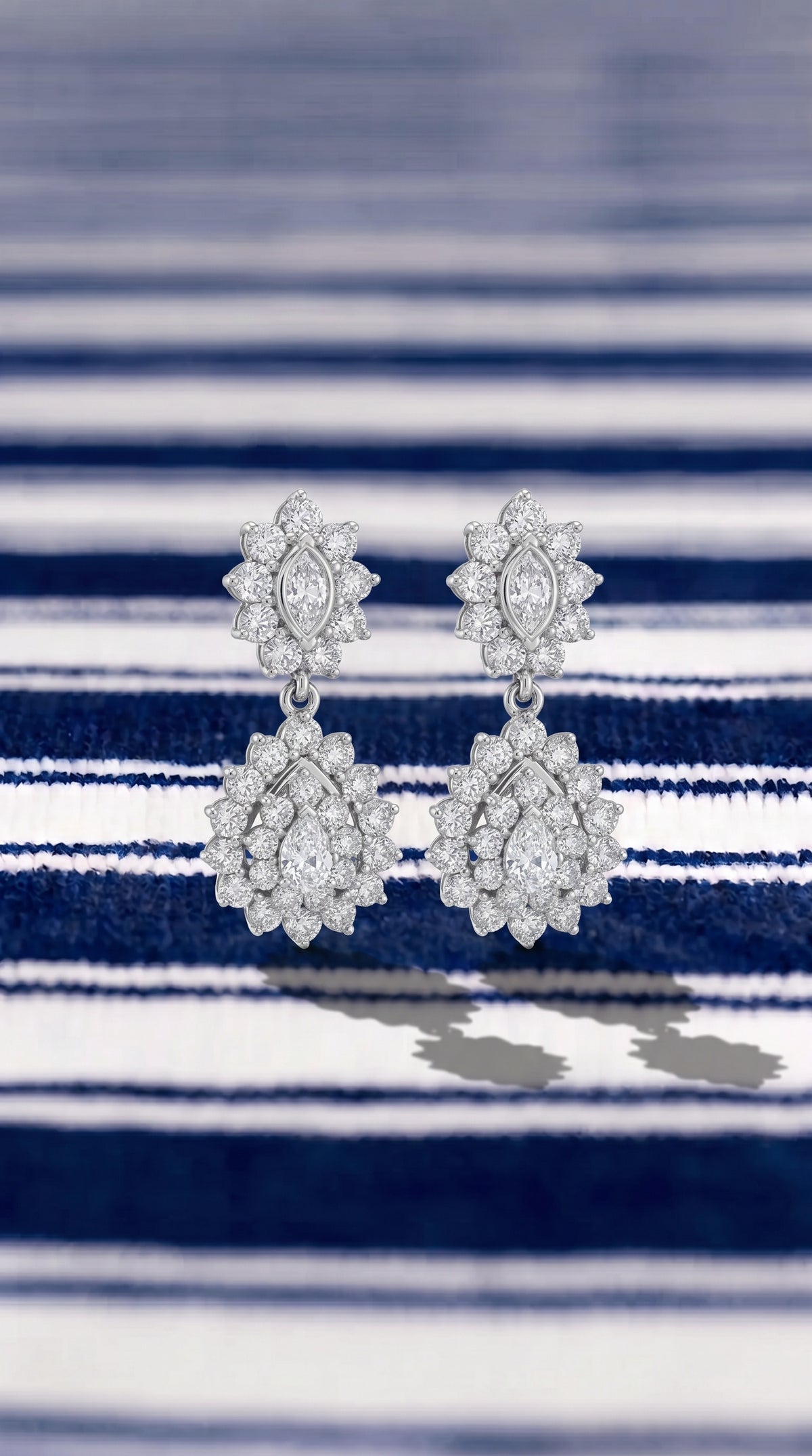 Pendientes Flor de Cristal