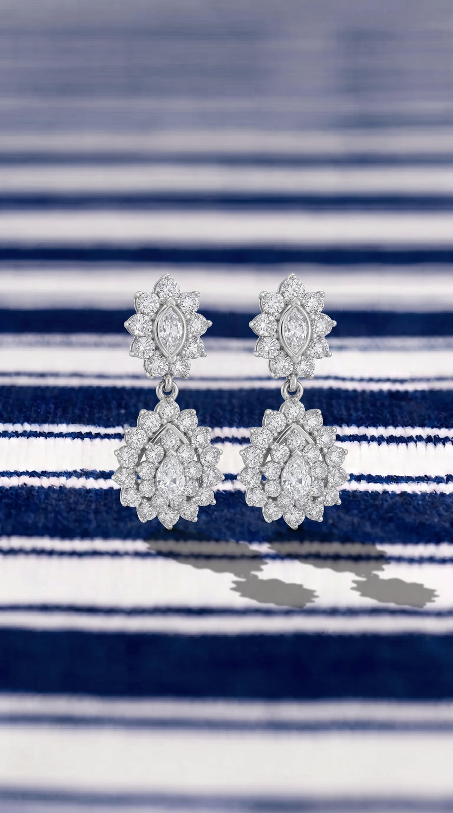 Pendientes Flor de Cristal