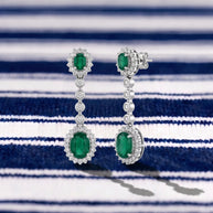 Pendientes Esmeralda Royale