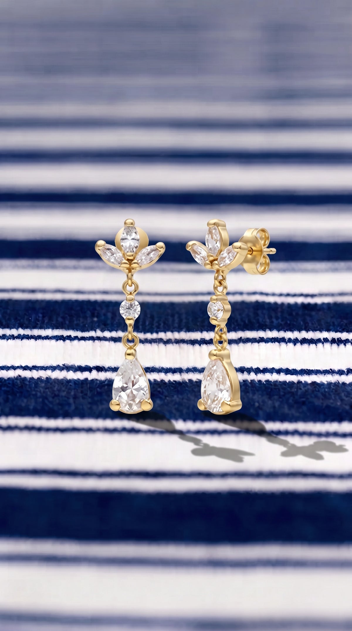 Pendientes Gota de Alborán - ORO 18K
