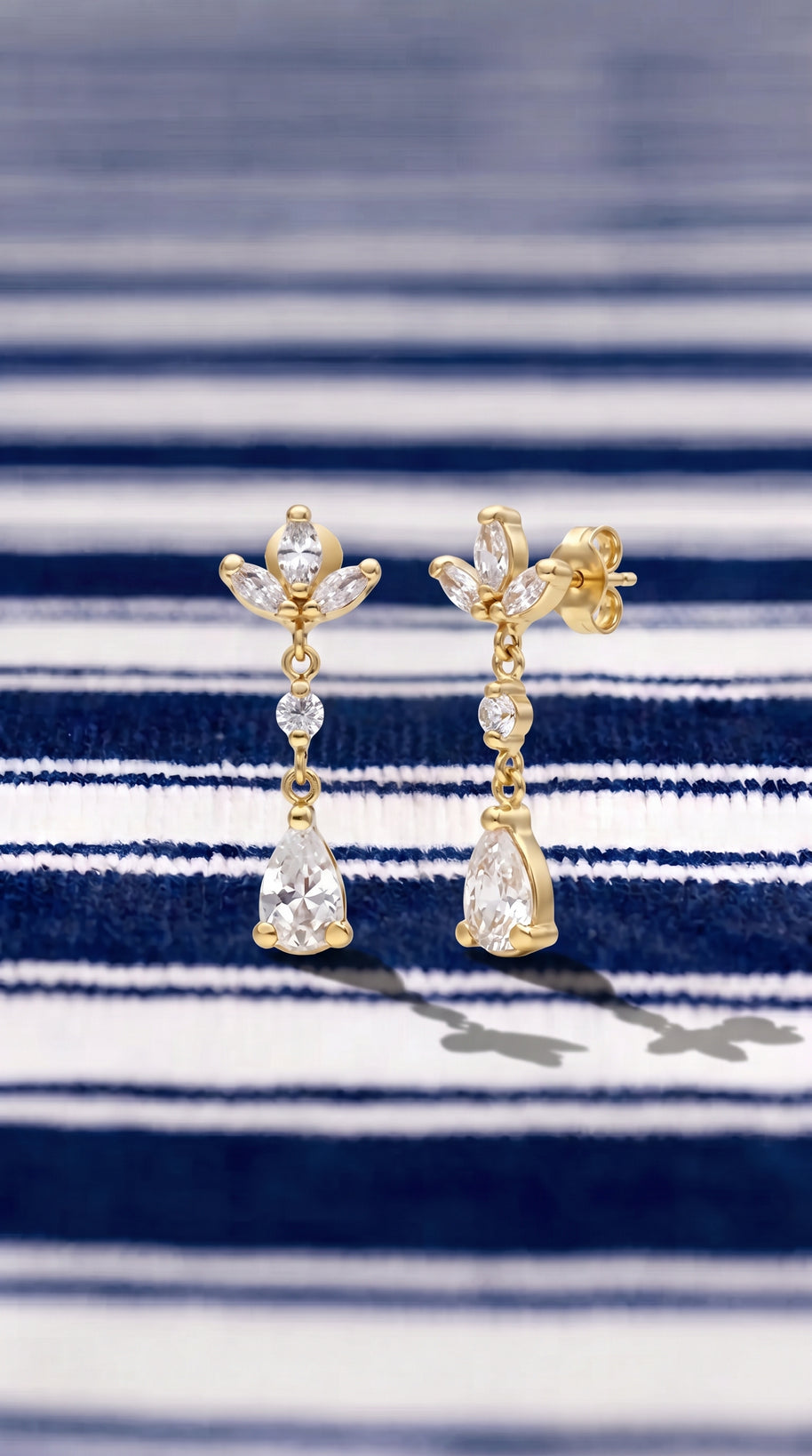 Pendientes Gota de Alborán - ORO 18K