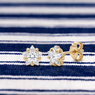 Pendientes Estrella Cristalina