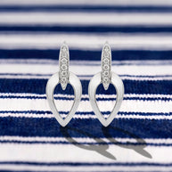 Pendientes Diamante Elipse