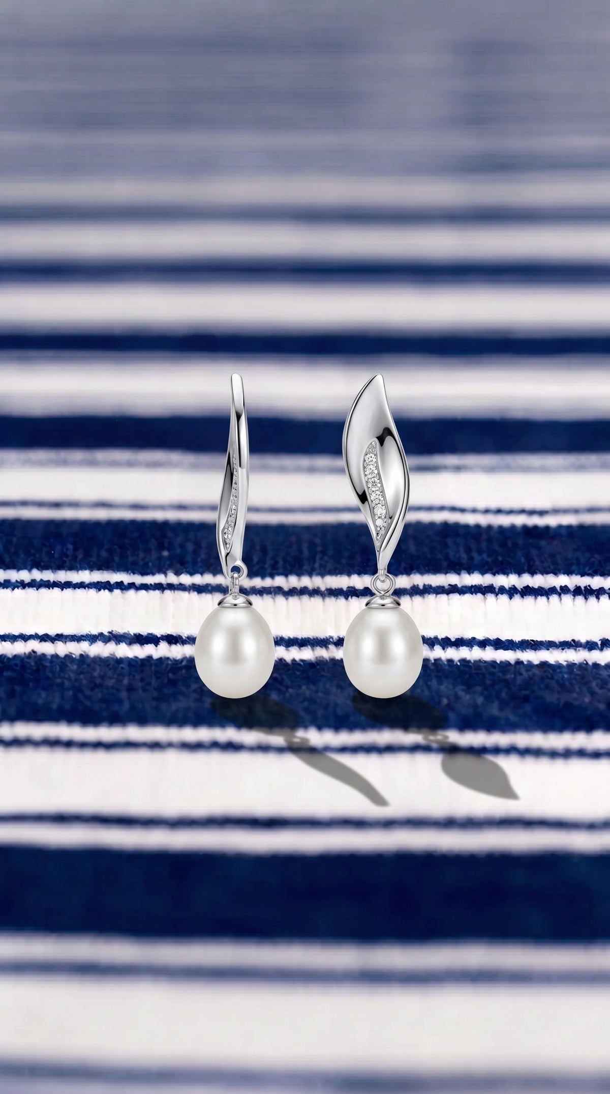 Pendientes Perla Marina
