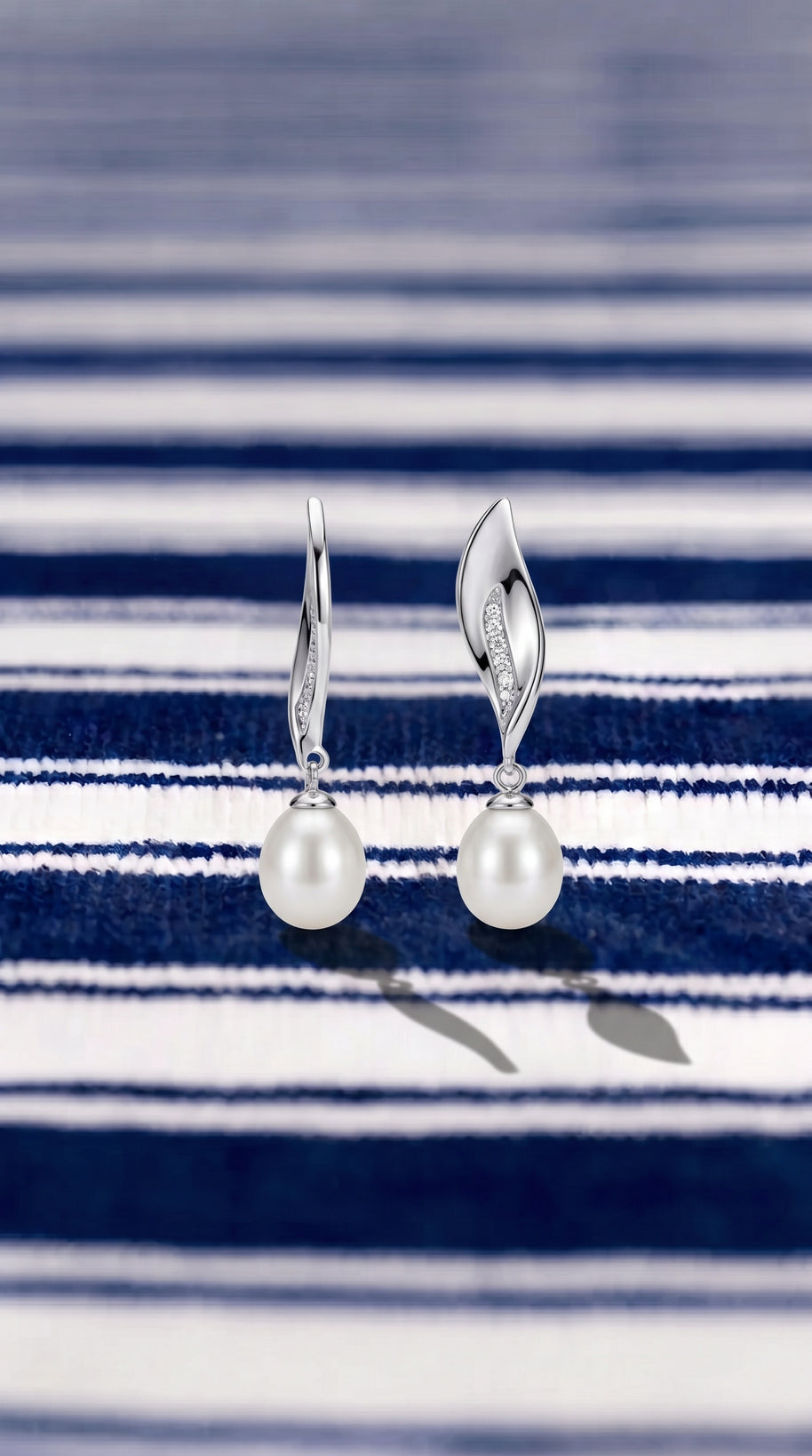 Pendientes Perla Marina