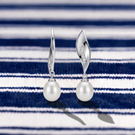 Pendientes Perla Marina