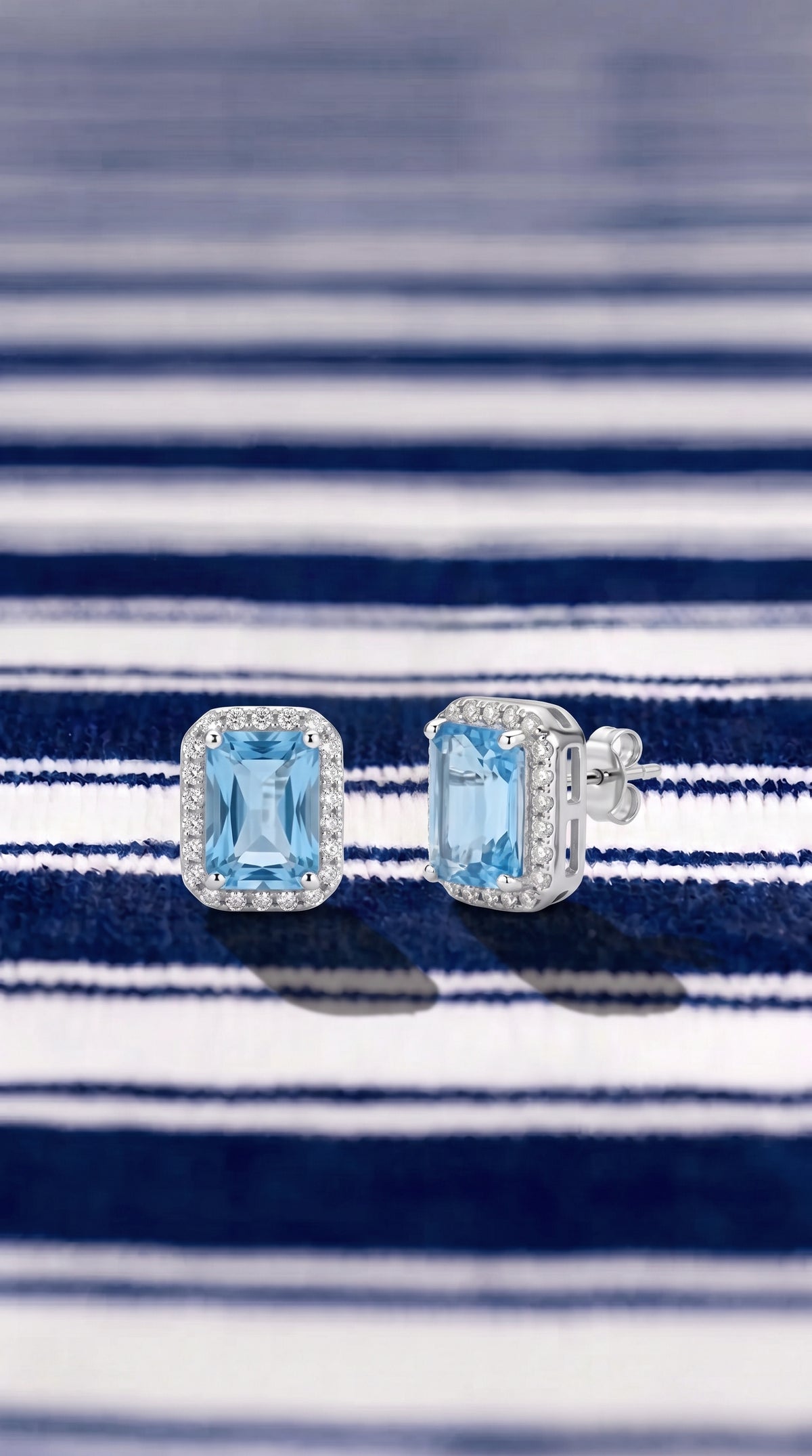 Pendientes Cala Azul
