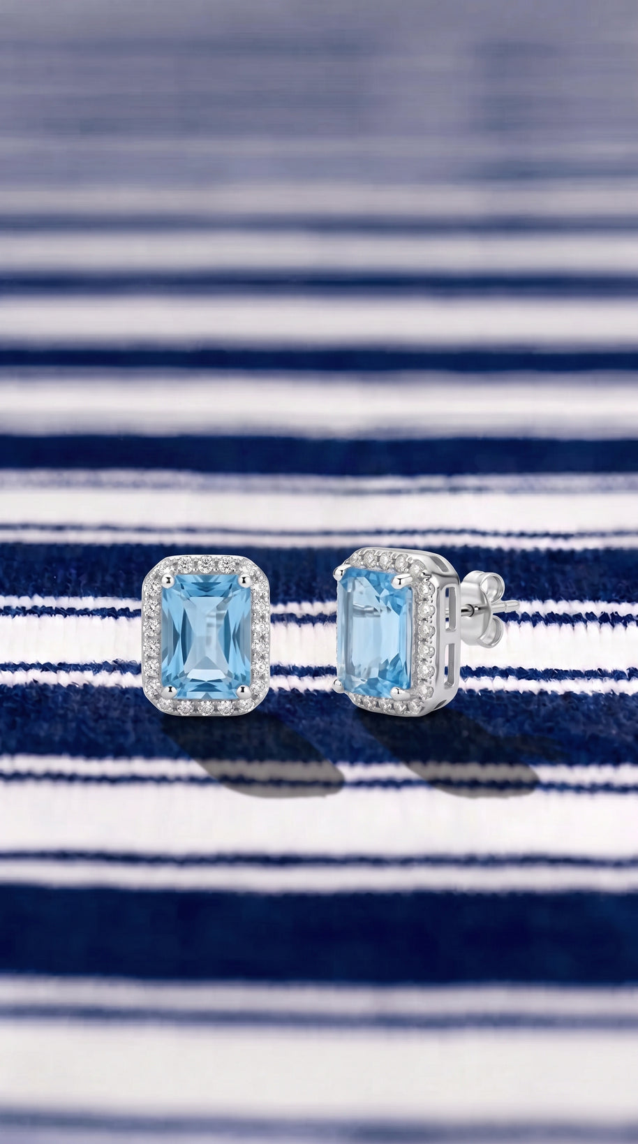 Pendientes Cala Azul