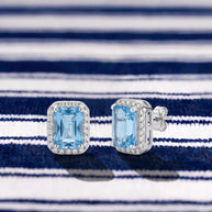 Pendientes Cala Azul
