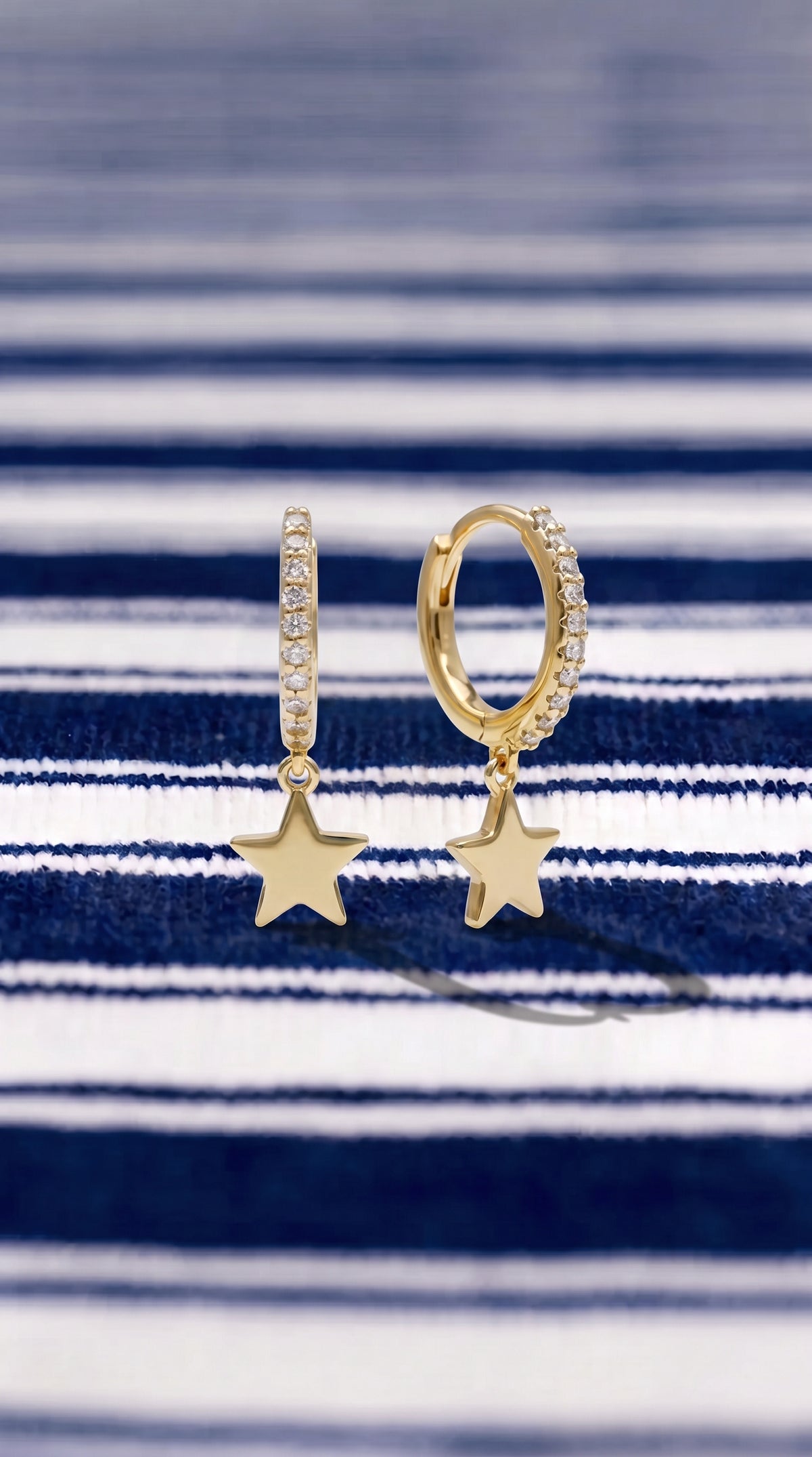 Pendientes Estrella Dorada