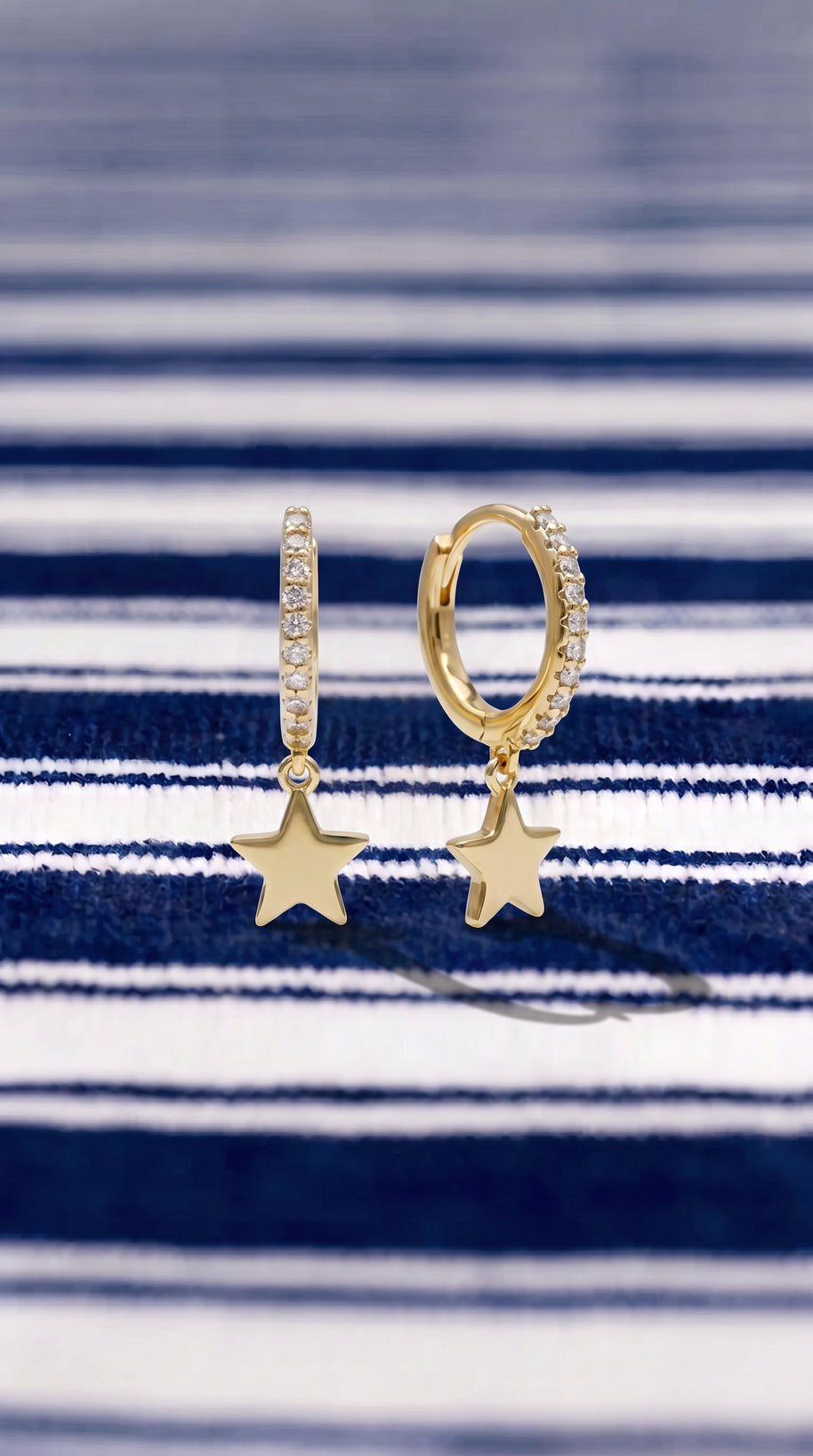 Pendientes Estrella Dorada