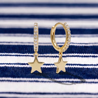 Pendientes Estrella Dorada