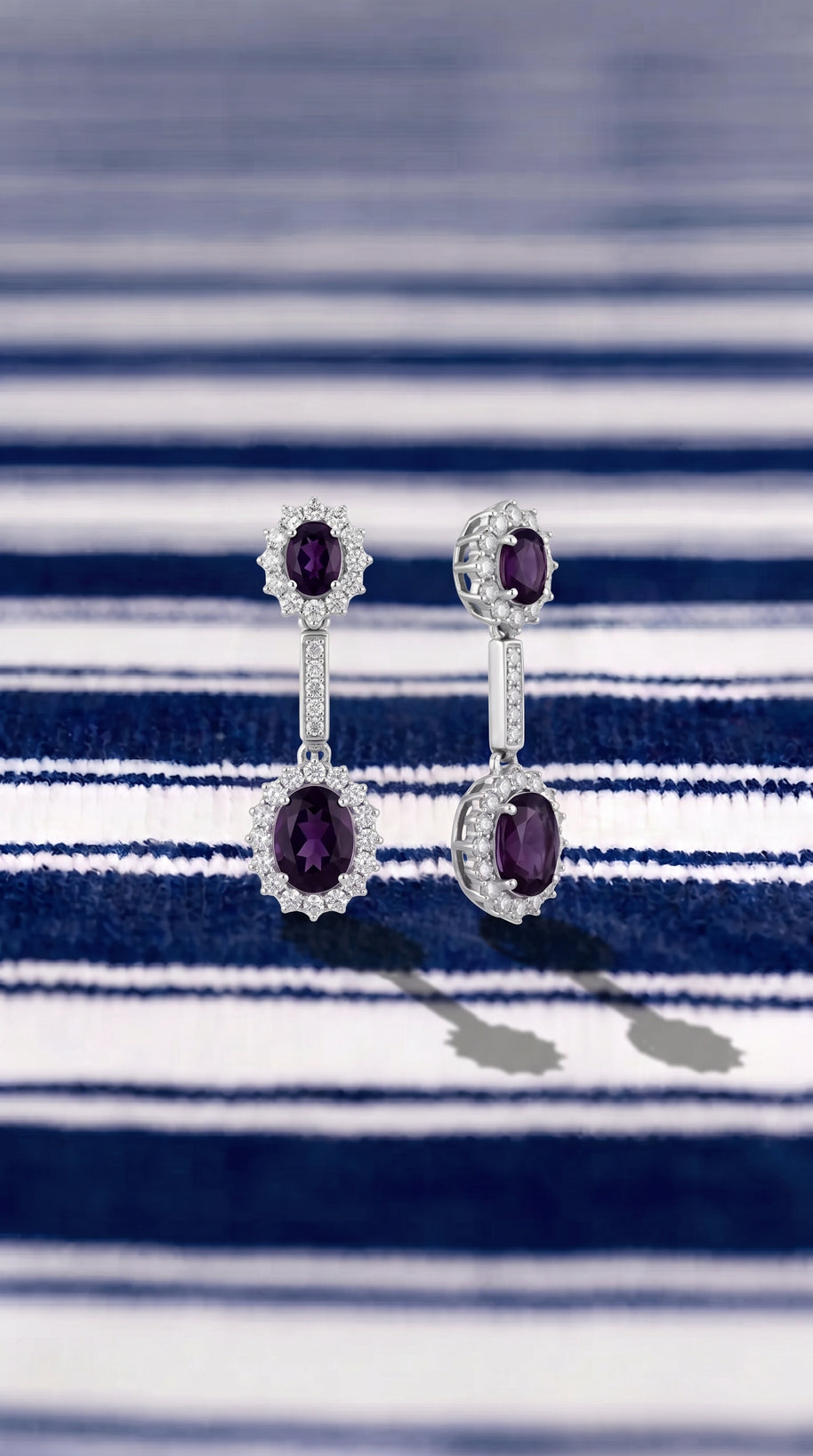 Pendientes Zafiro Imperial