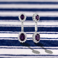 Pendientes Zafiro Imperial