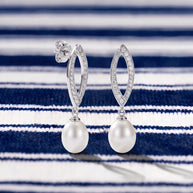 Pendientes Perla Nácar