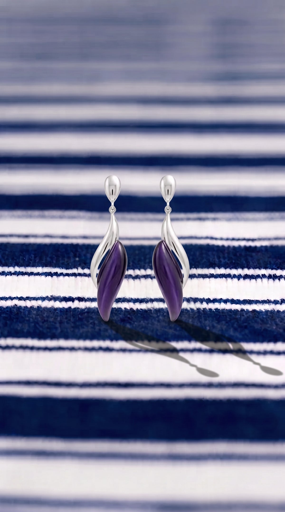Pendientes Malva de Menorca