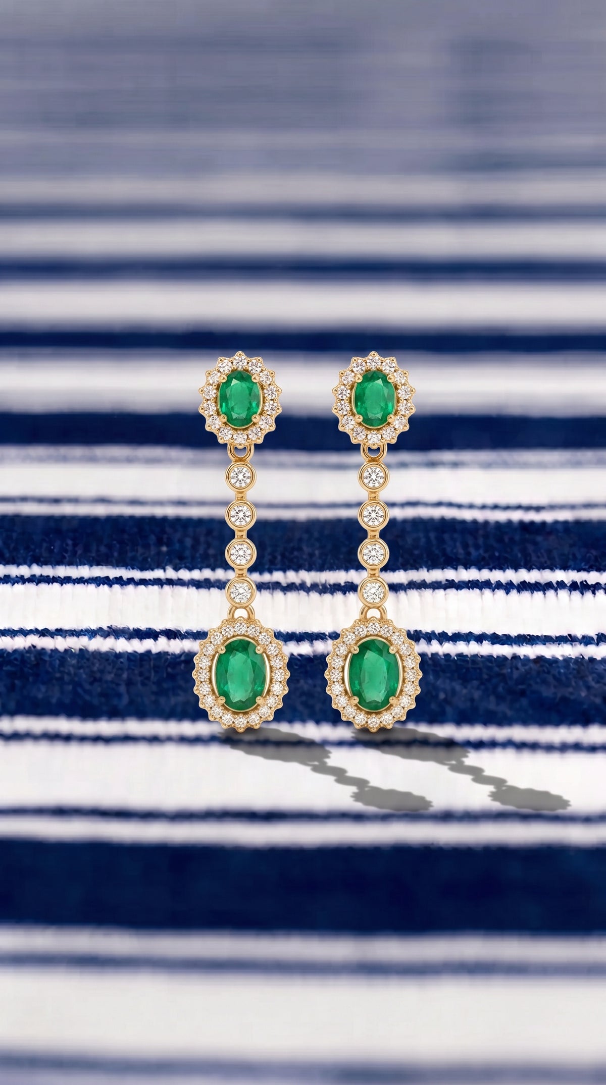 Pendientes Esmeralda de Alborán