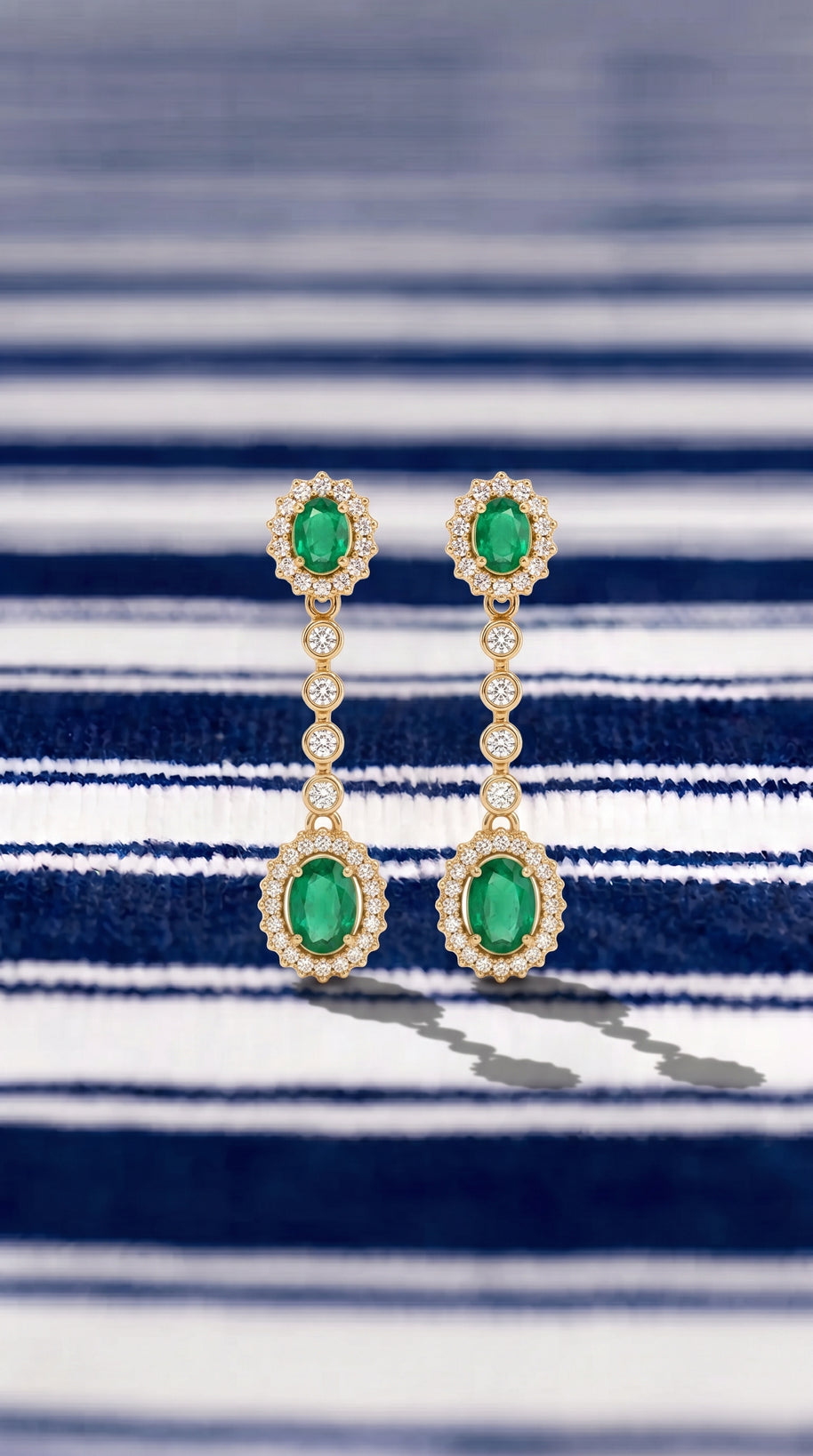 Pendientes Esmeralda de Alborán