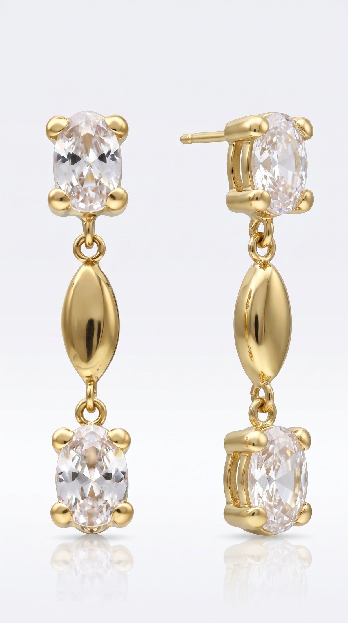 Pendientes Reflejos de Levante - ORO 18K