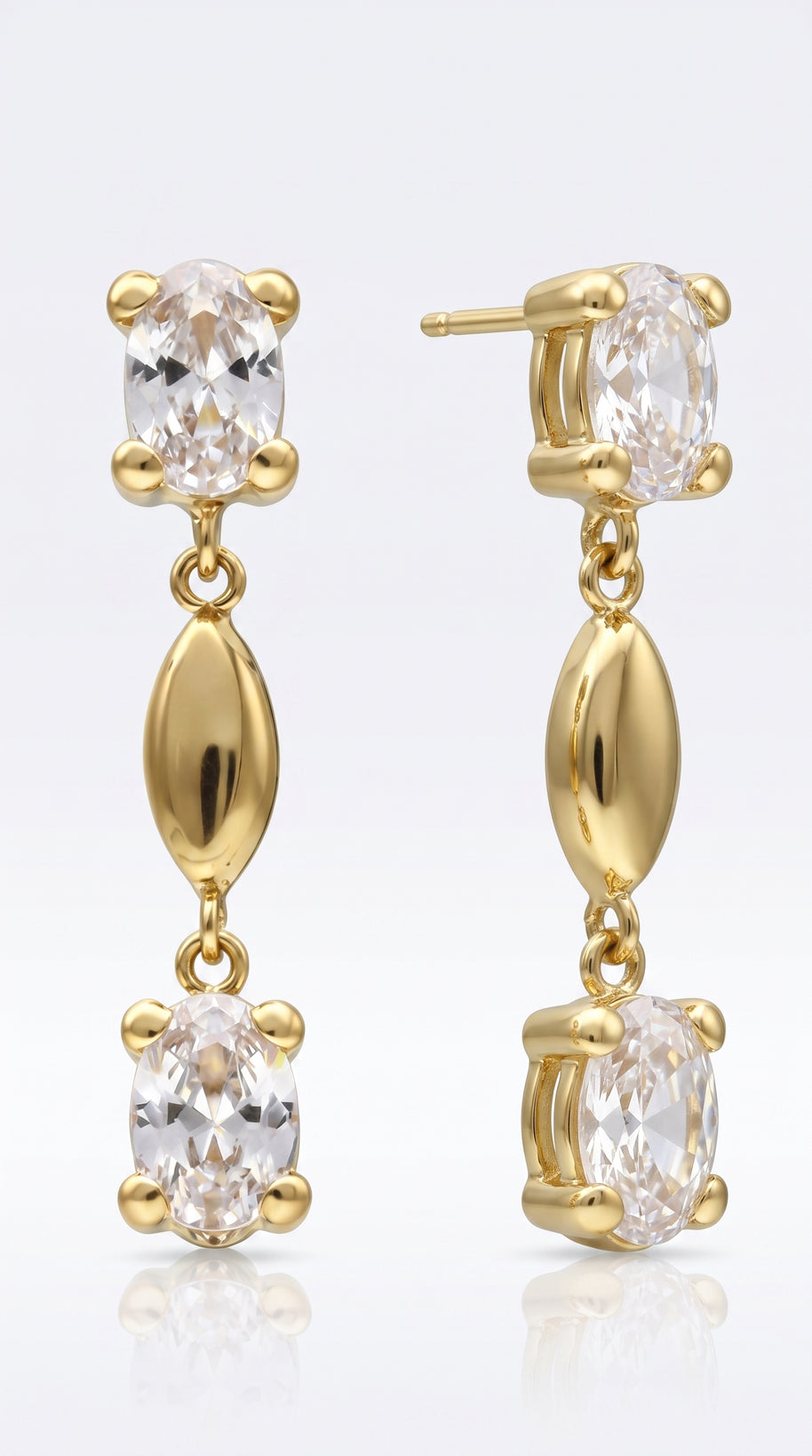 Pendientes Reflejos de Levante - ORO 18K