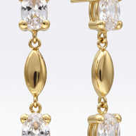 Pendientes Reflejos de Levante - ORO 18K