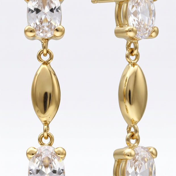 Pendientes Reflejos de Levante - ORO 18K