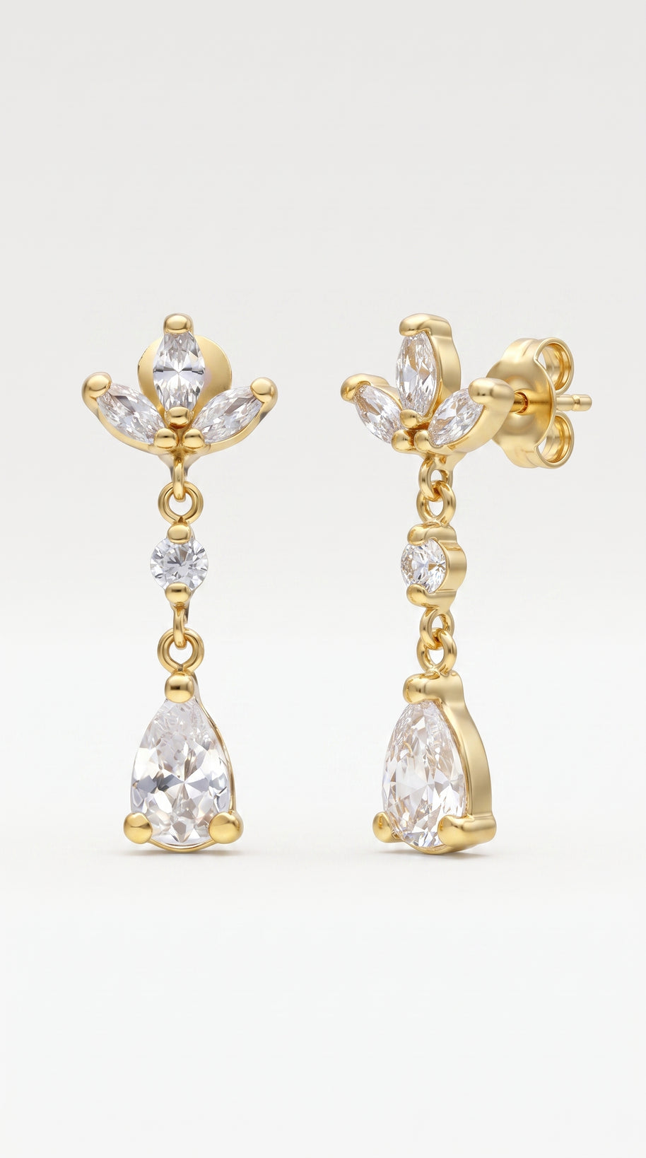 Pendientes Gota de Alborán - ORO 18K