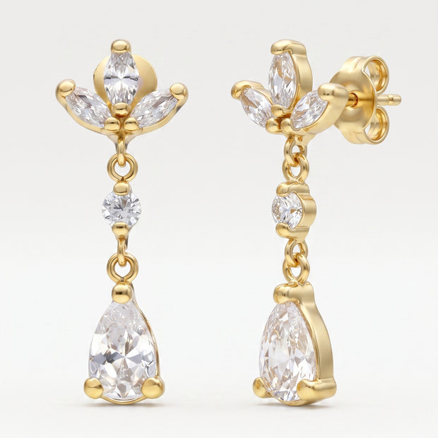 Pendientes Gota de Alborán - ORO 18K