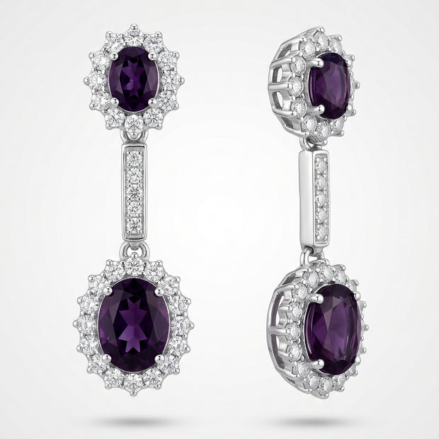 Pendientes Zafiro Imperial