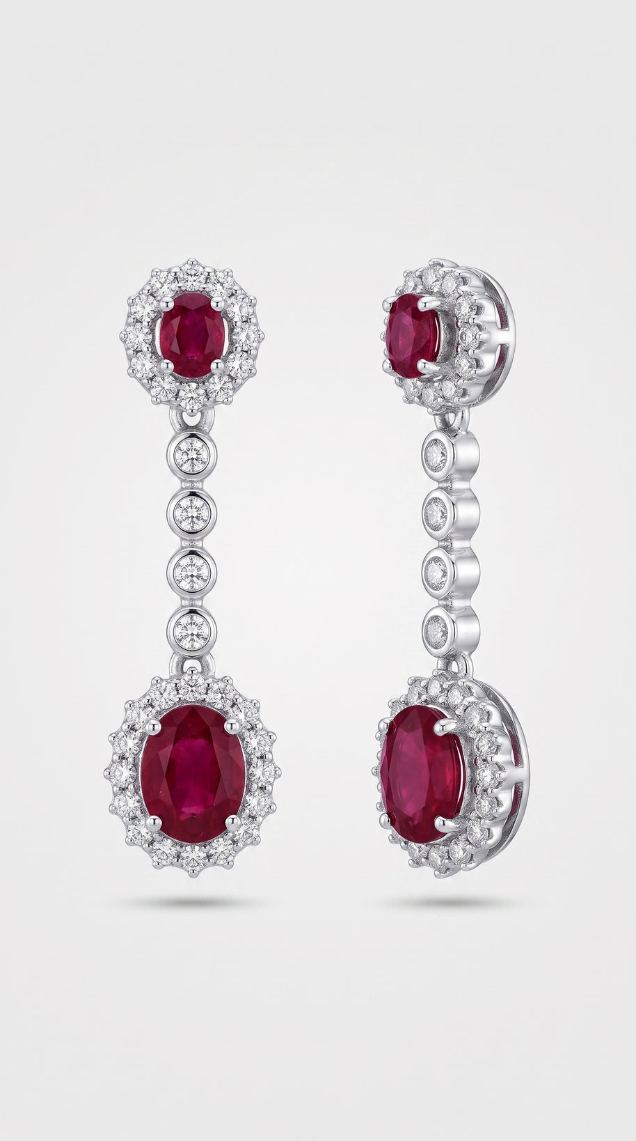 Pendientes Rubí Élégance