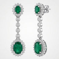Pendientes Esmeralda Royale