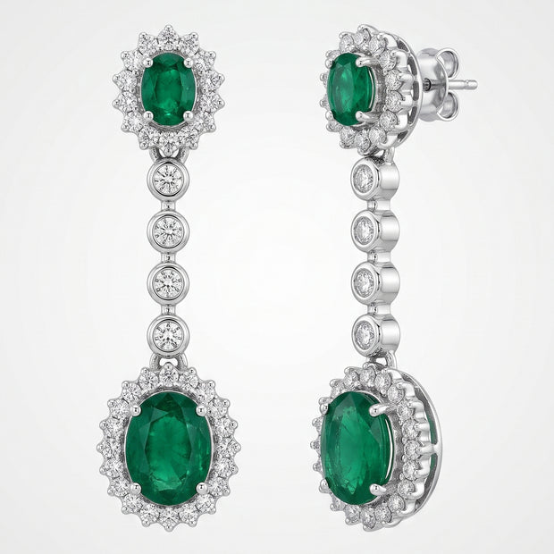 Pendientes Esmeralda Royale