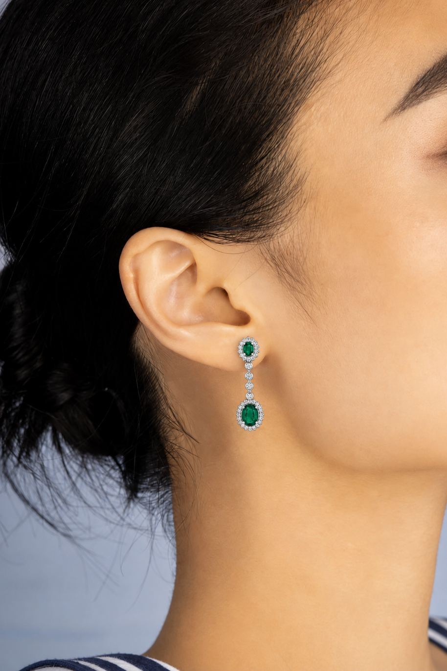 Pendientes Esmeralda Royale
