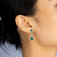 Pendientes Esmeralda Royale