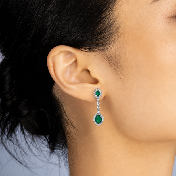 Pendientes Esmeralda Royale