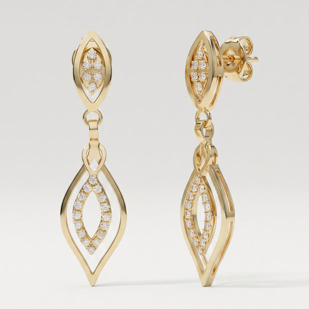 Pendientes Hojas de Levante